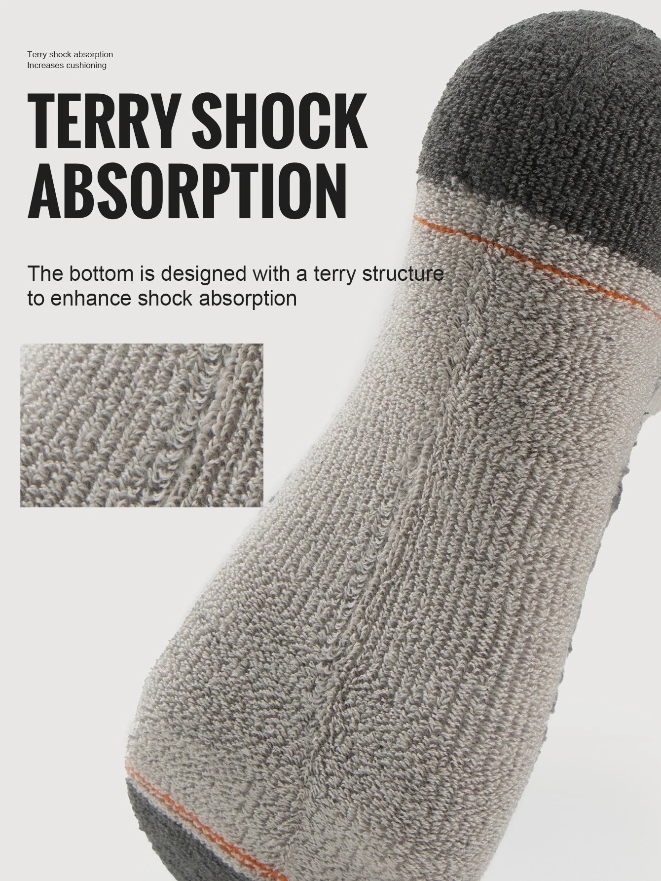 Atmungsaktive Wandersocken mit Dämpfung und Knöchelstütze