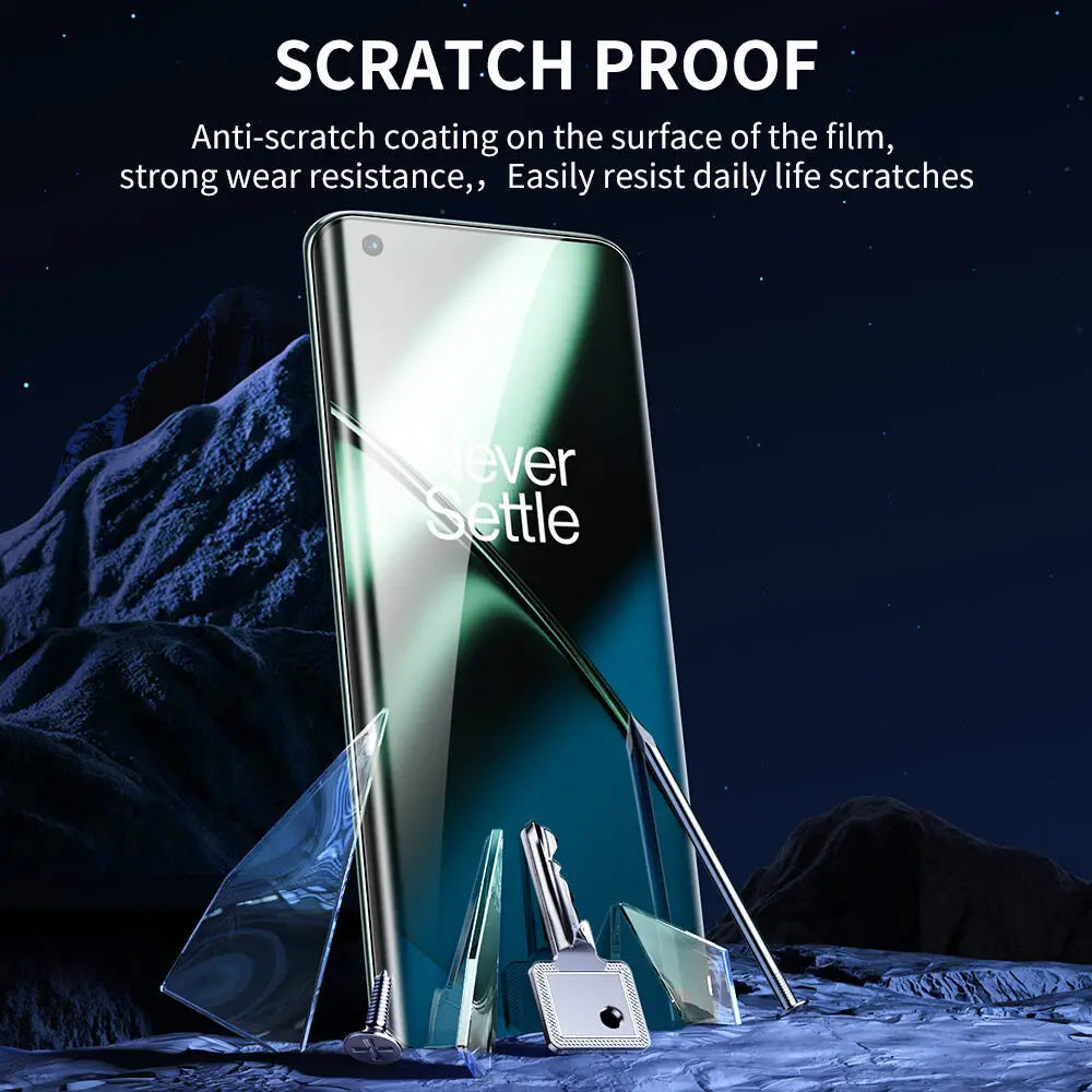 SmartDevil UV-Displayschutzfolie für OnePlus 13 12 11 10 Pro & Ace Serie