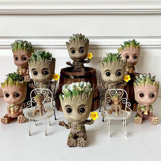 Vielseitige Dekovase für Büro Haus und Pflanzen Kunststoff