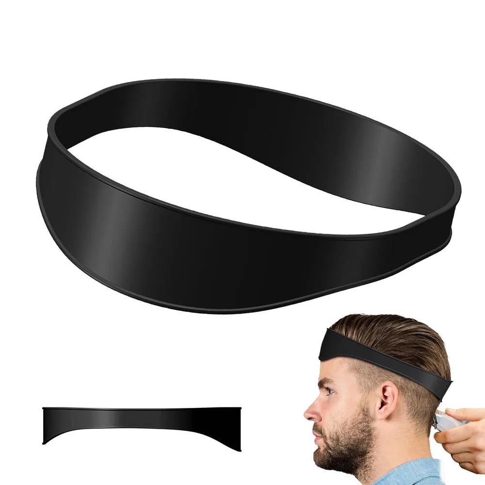 Silikon Haarschnitt Schablone gebogenes Stirnband für DIY Haarschnitte