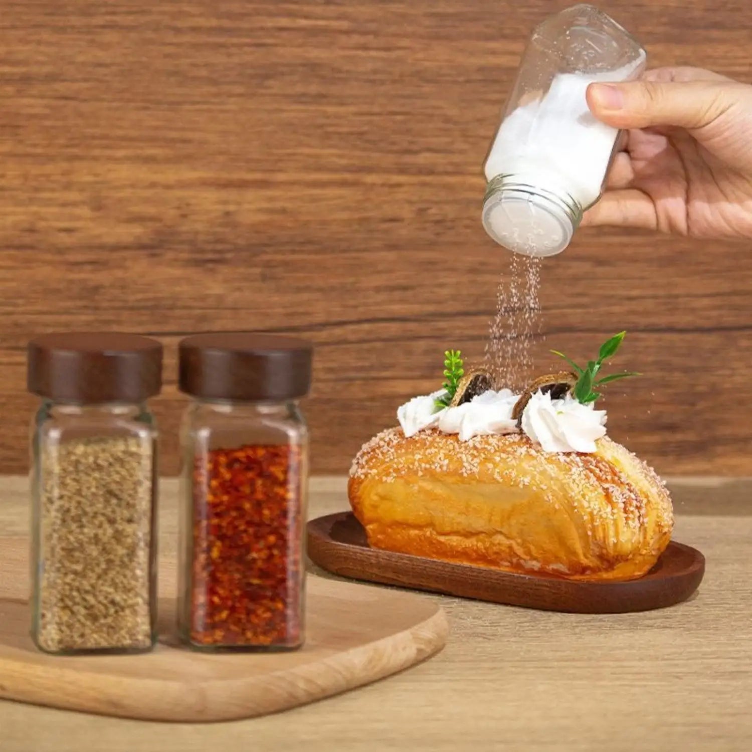 120ml Gewürzglas Set 12 24 35 Teile mit wasserfesten Etiketten für Küche-Yabubest - Home & More