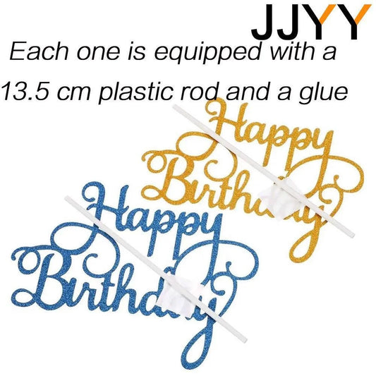 5 Kuchen Topper Set für festliche Geburtstag Cupcakes Dekoration