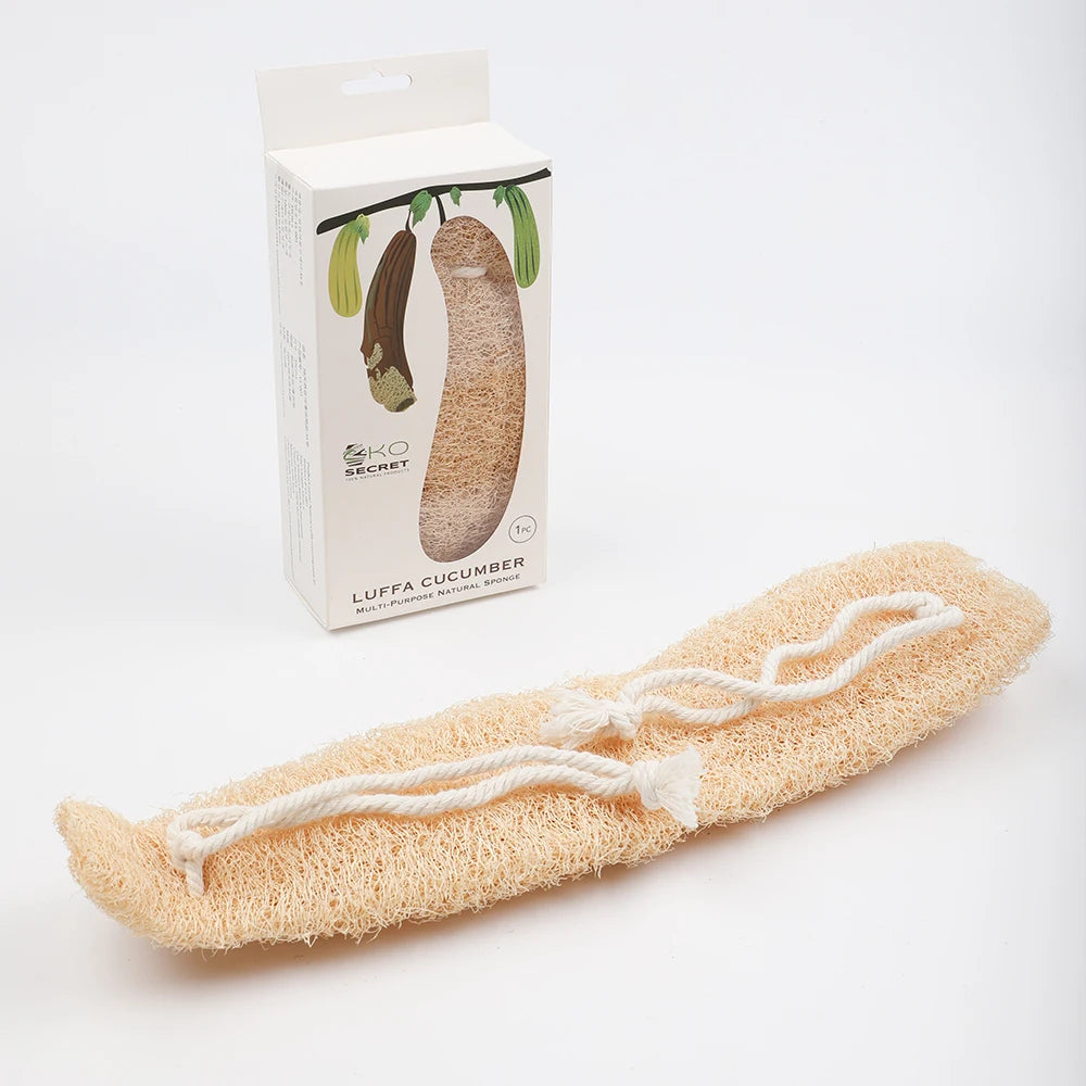 Sanfter natürlicher Luffa Waschpinsel – 1 Stück für Körper- & Küchenreinigung
