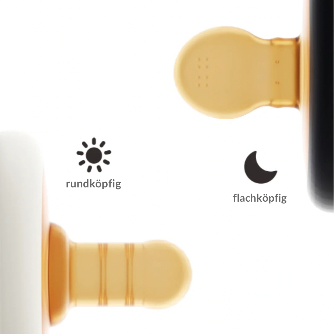 Beruhigender Schnuller mit Tag und Nacht Design für Babys