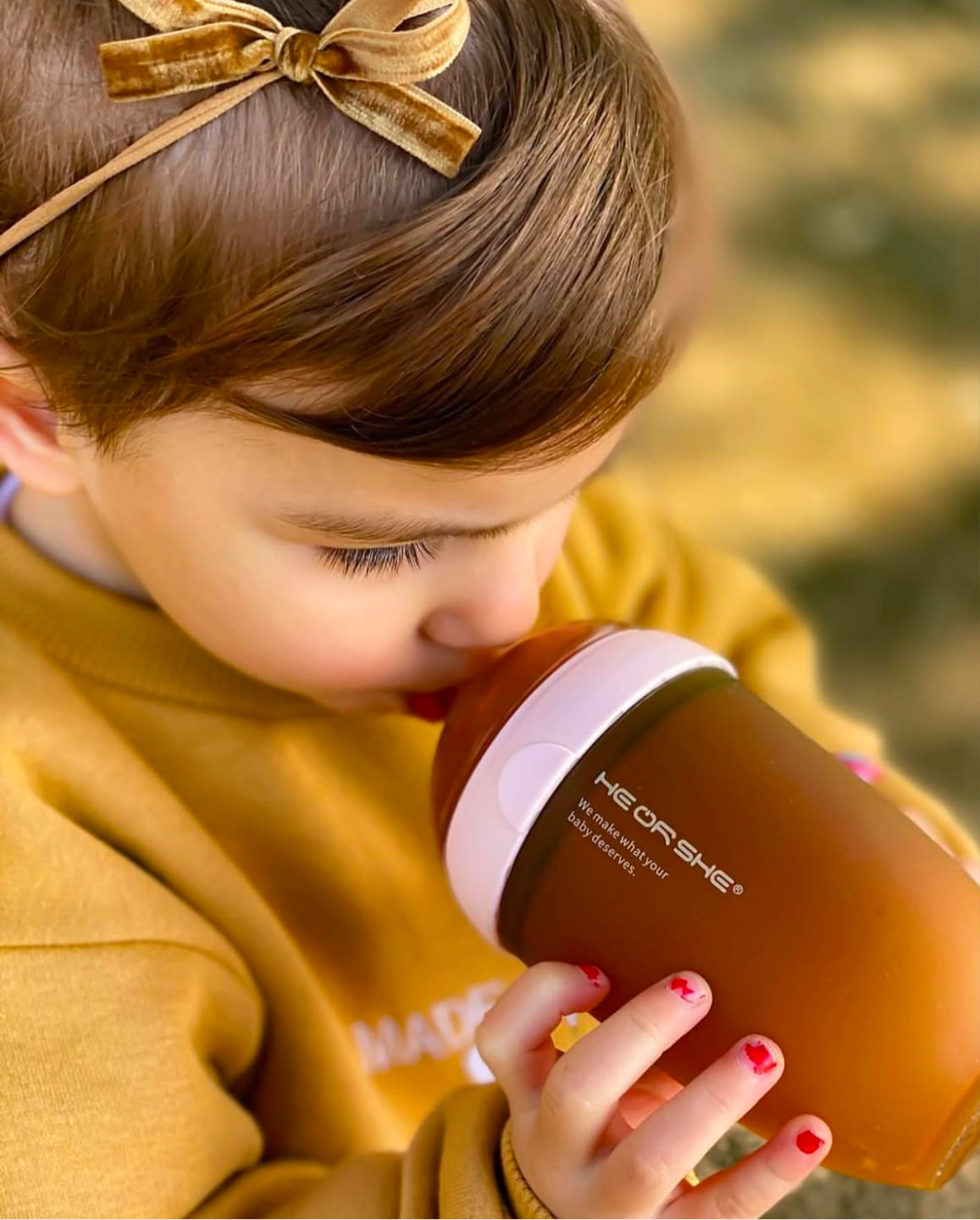 Naturnahe Weithals Babyflasche für entspanntes Füttern