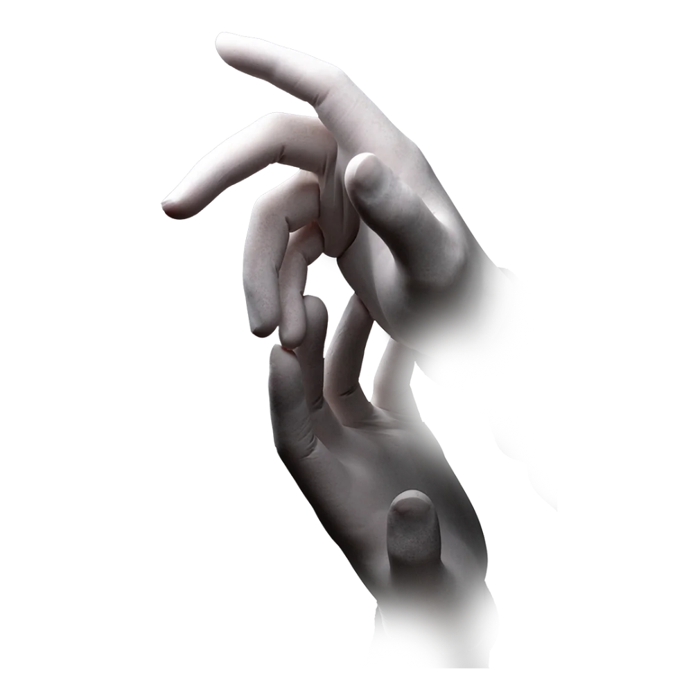 AMPri BASIC-TOUCH Latexhandschuhe puderfrei, weiß | Box (100 Stück)-Altruan