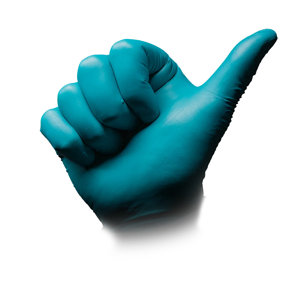 Nitril Chemikalienschutzhandschuhe Grun In Groessen S Bis XXL