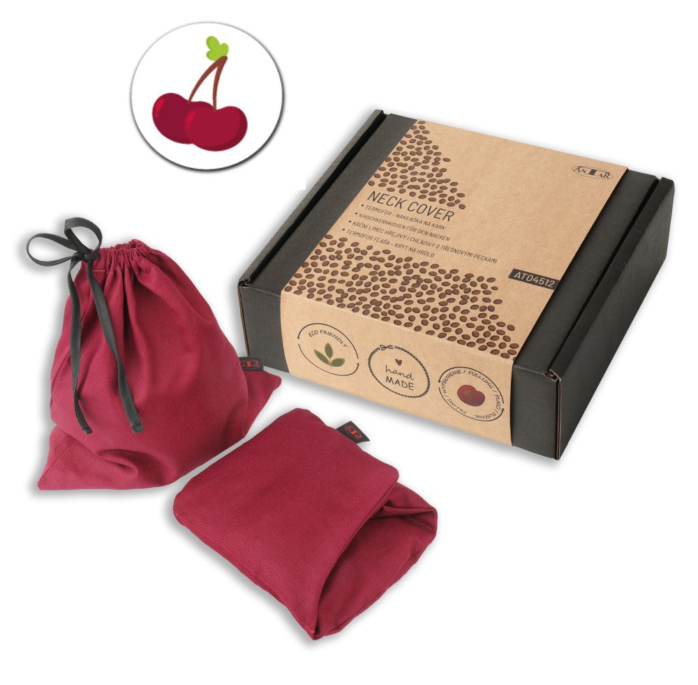 Kirschkernkissen Premium Nackenauflage – Wärme- & Kältetherapie