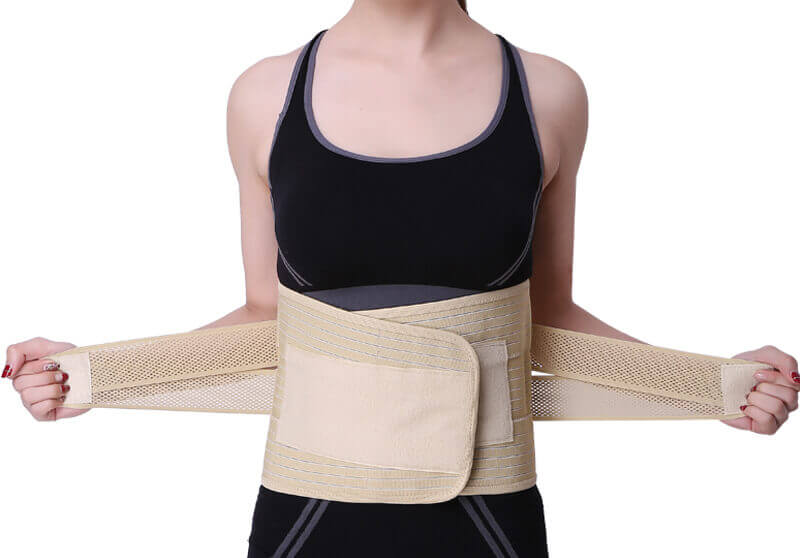 Rückenorthese zur Lendenstützung mit Stabilisierungsschienen