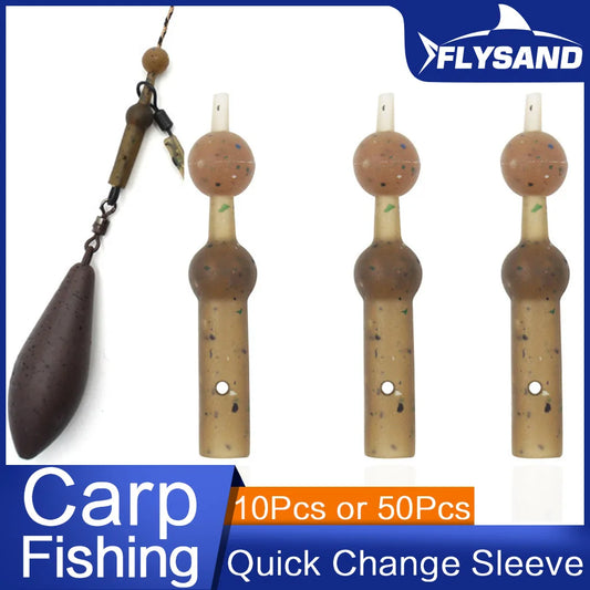 Karpfen Angelzubehör Set Tarnung Puffer Perlen für Haar Rig 10/50 Stk.