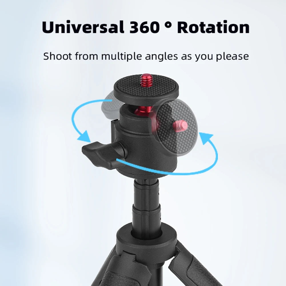 Flexibel - robust: Teleskop-Verlängerungsstange mit 360° Kugelkopf für Kamera - Smartphone