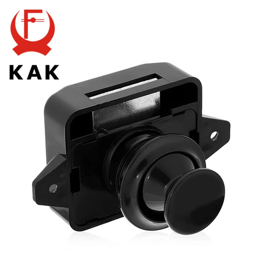 Schwarz Push-Lock 26mm für Wohnmobil Auto Schrank Schublade Grifflos Keyless
