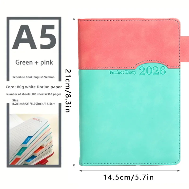2026 Tagesplaner Notizbuch für effiziente Organisation