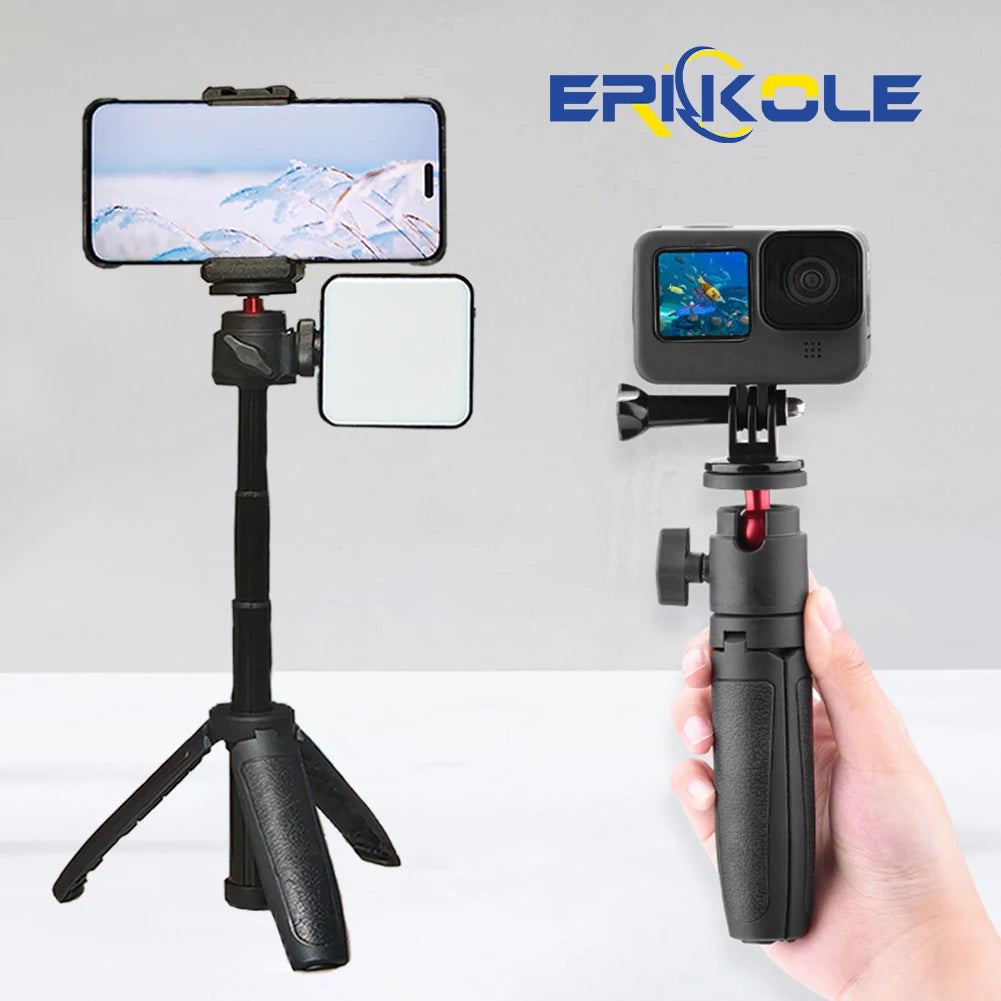 Flexibel - robust: Teleskop-Verlängerungsstange mit 360° Kugelkopf für Kamera - Smartphone