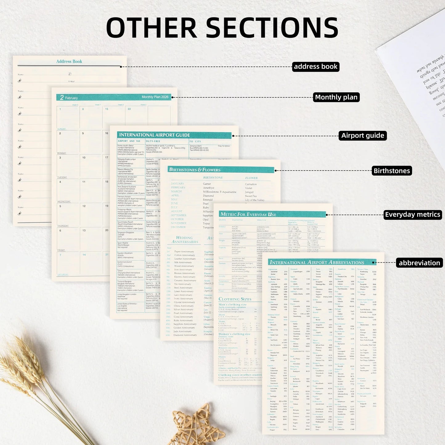 2026 Tagesplaner Notizbuch für effiziente Organisation