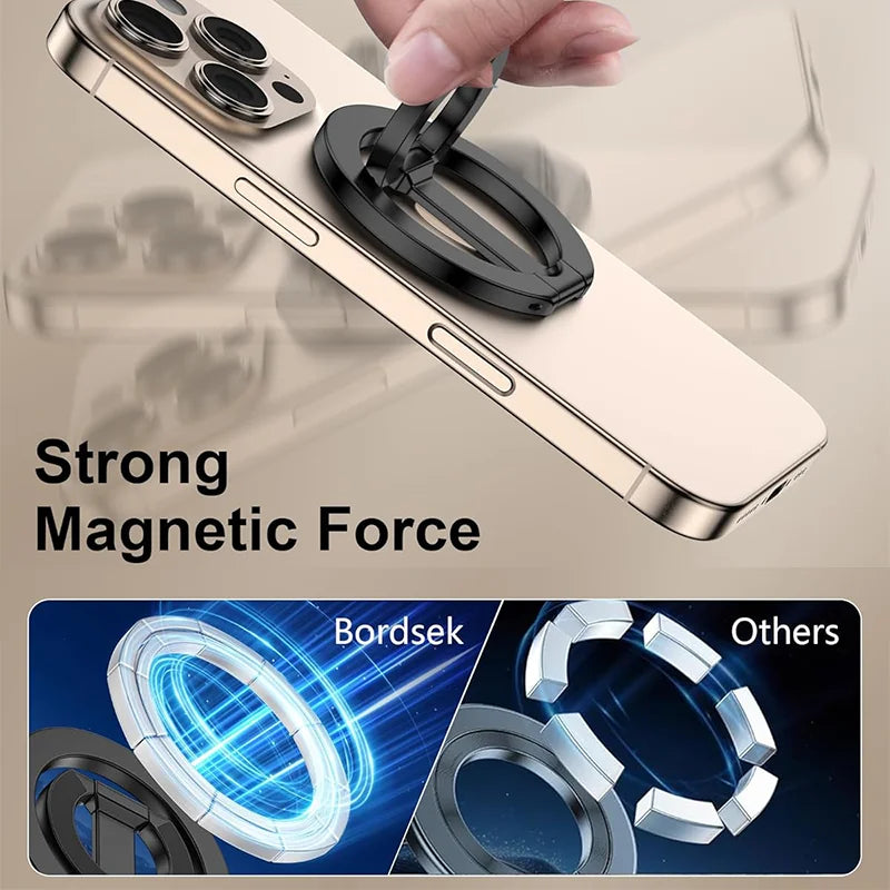 Magnetischer Telefonringhalter – Zusammenklappbarer Ständer für Handys