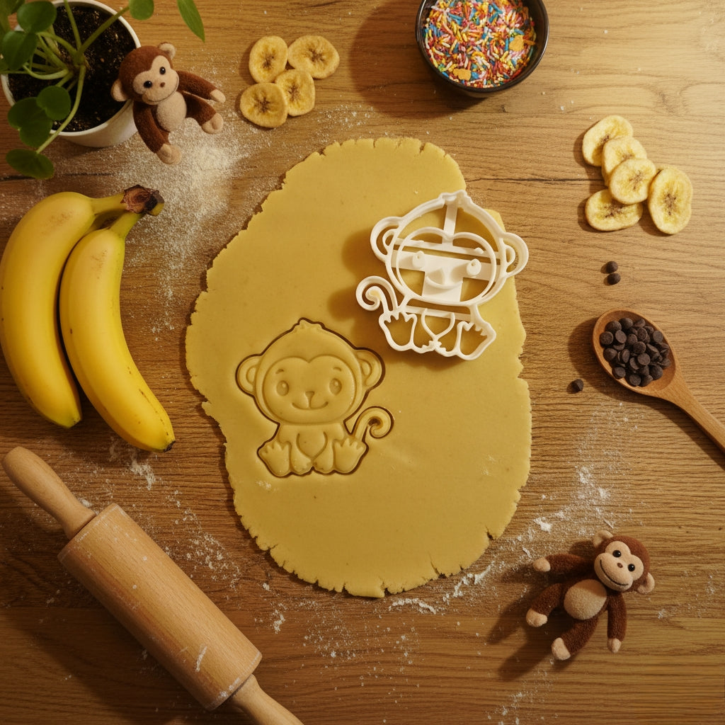 Affe Ausstechform Kreative Kekse Backzubehör PLA Material