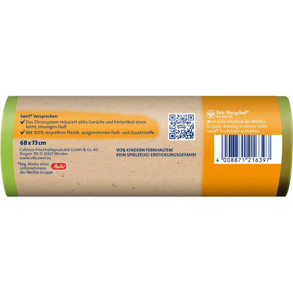 Aktive Frische Müllbeutel 60 Liter mit Zitronenduft und reißfester Folie-Altruan