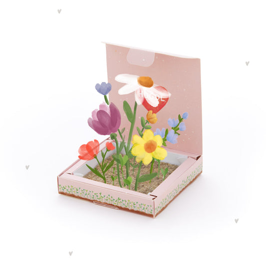 Pflanzkästchen Hab dich ganz doll lieb Wildblumen Saatgut Geschenk-Die Stadtgärtner