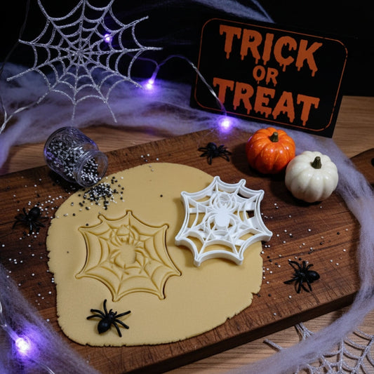 Halloween Keksausstecher Spinnennetz Ausstechform für Halloween
