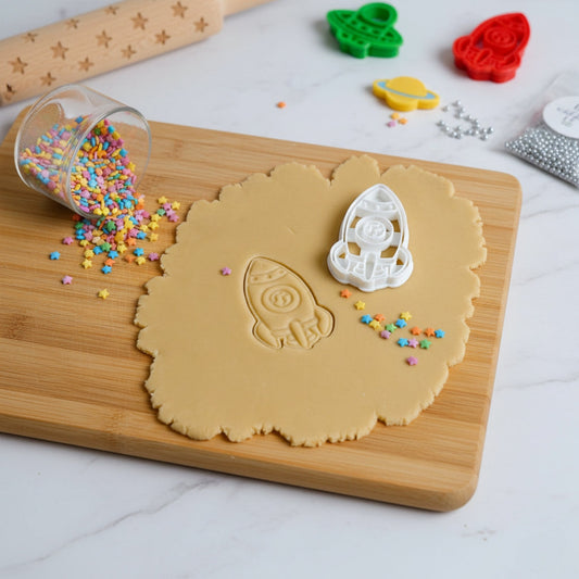 Rakete Ausstechform Keksausstecher Kreatives Backzubehör