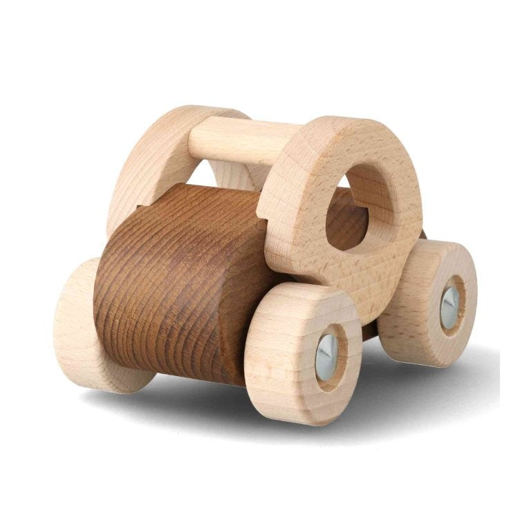 Goki Holzauto personalisierbar – Naturbelassenes Kinderspielzeug ab 2 J.
