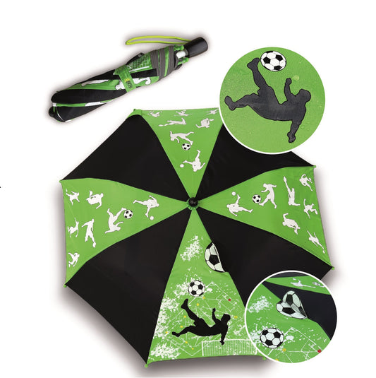 Kinderfreundlicher Regenschirm mit magischem Farbwechsel