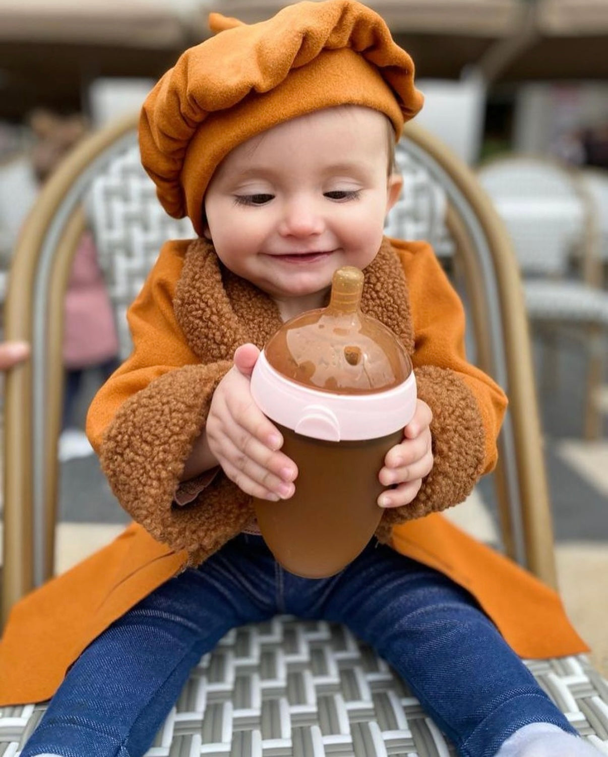 Naturnahe Weithals Babyflasche für entspanntes Füttern