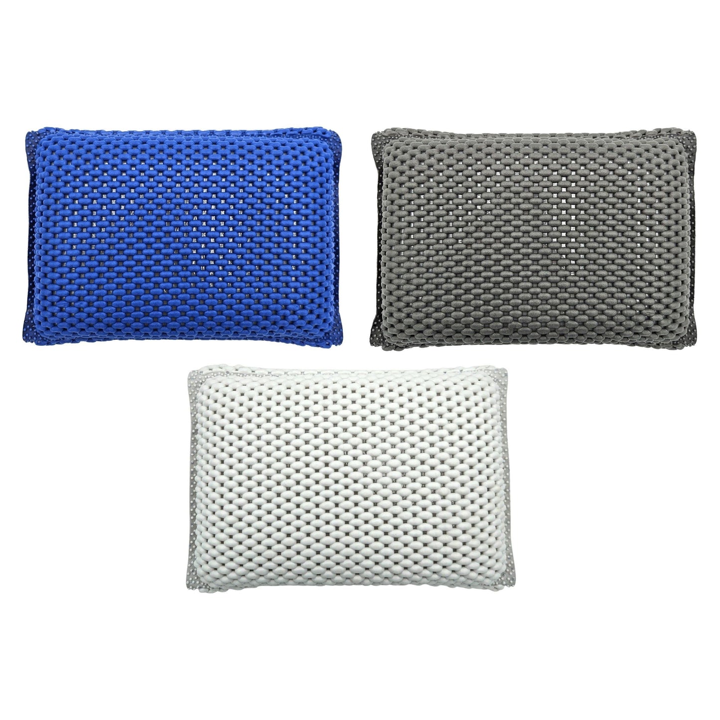Badewannenkissen grau weiß blau Badekissen mit Saugnäpfen Spa Wannenkissen Kopfkissen
