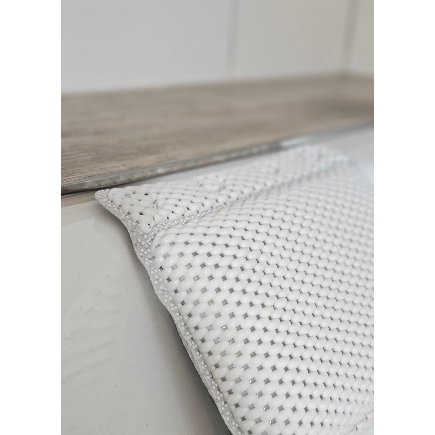 Badewannenkissen grau weiß blau Badekissen mit Saugnäpfen Spa Wannenkissen Kopfkissen