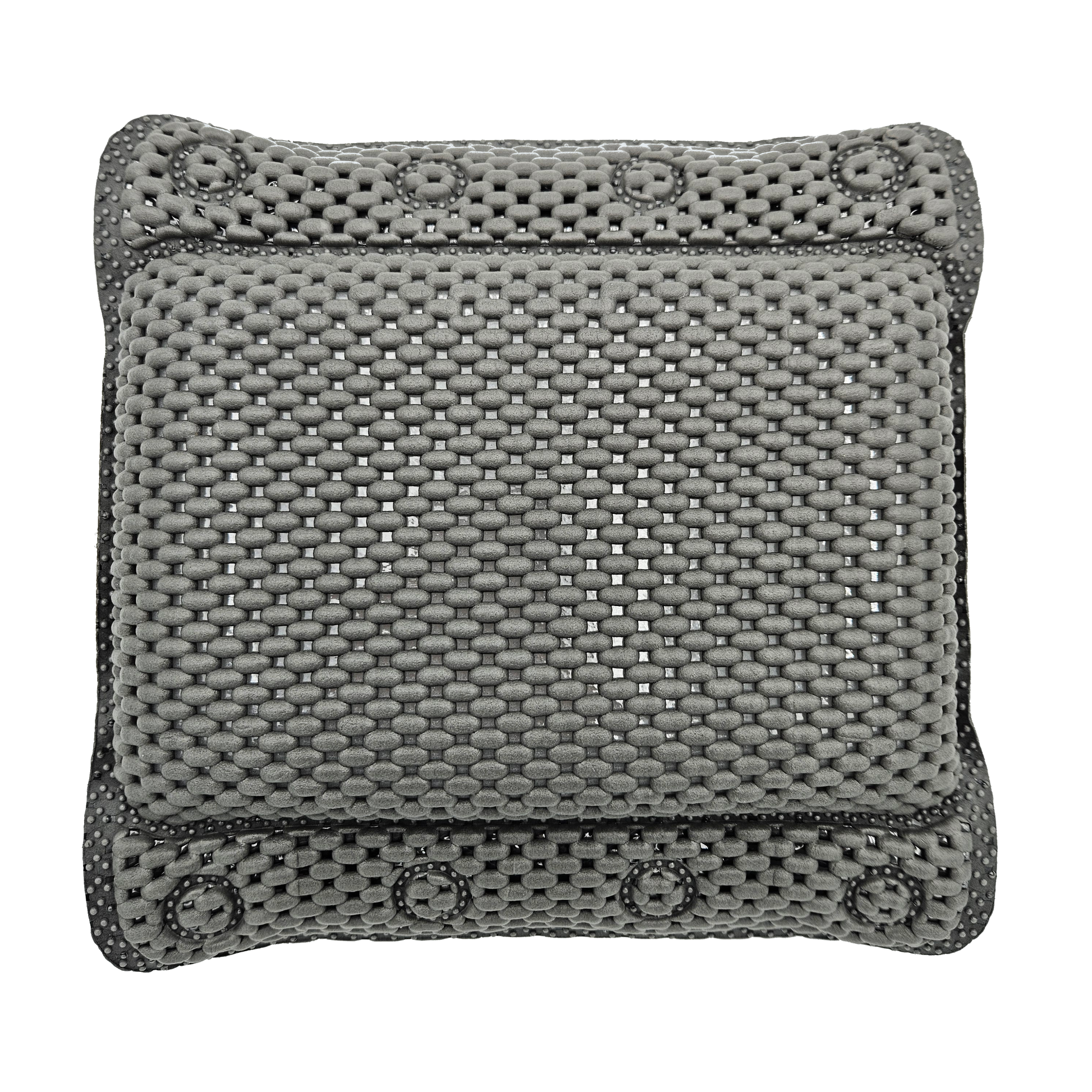 Badewannenkissen grau weiß blau Badekissen mit Saugnäpfen Spa Wannenkissen Kopfkissen