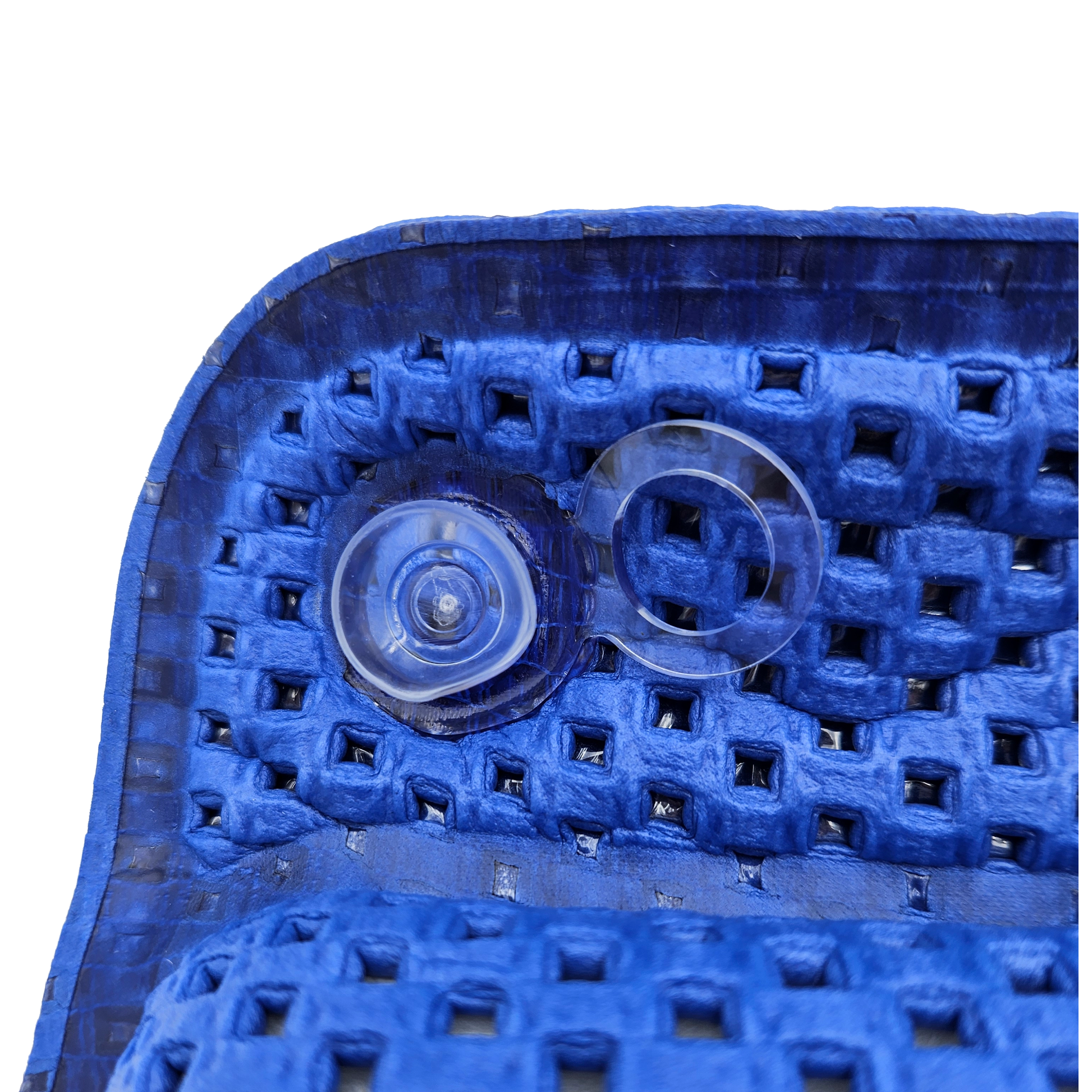 Badewannenkissen grau weiß blau Badekissen mit Saugnäpfen Spa Wannenkissen Kopfkissen