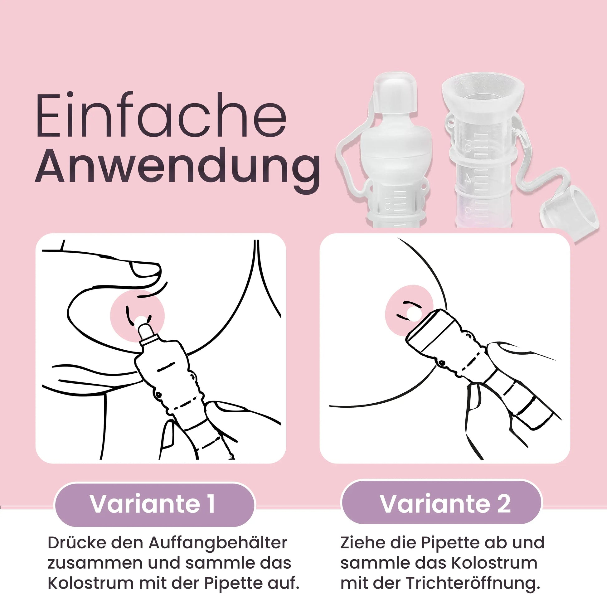NuNi Kolostrum-Sammler aus Silikon für wertvolles Kolostrum-NuNi UG