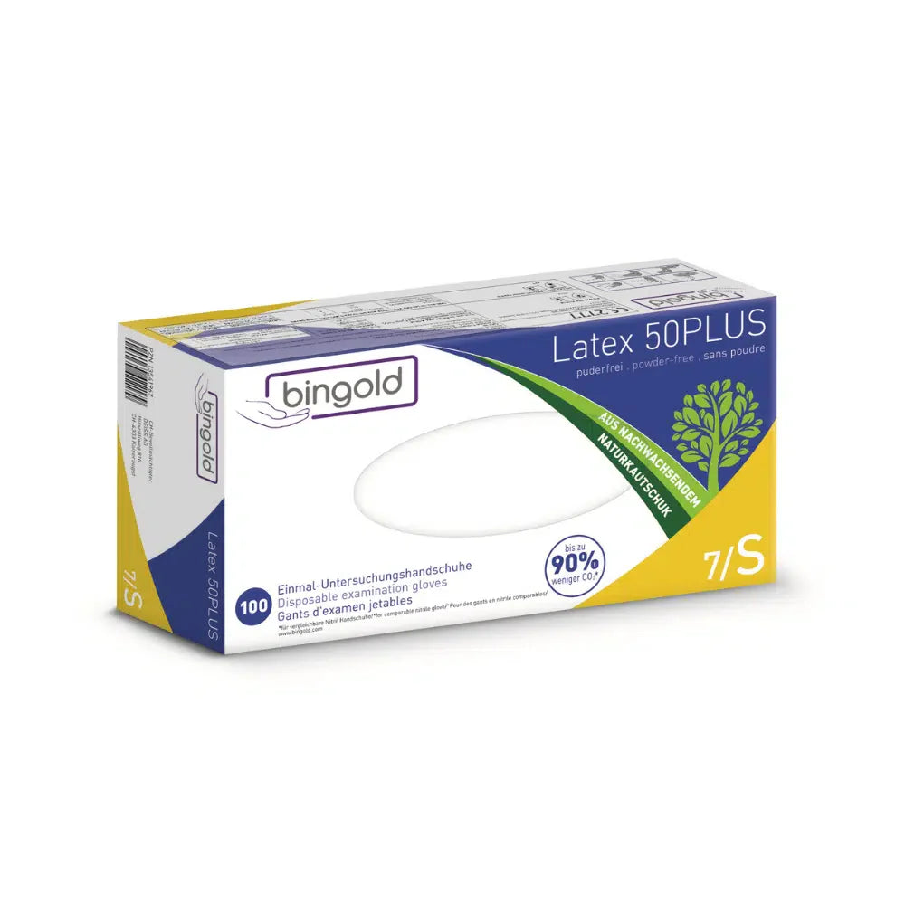 Latex Einweghandschuhe Schutz vor Chemikalien, Farbe Weiß