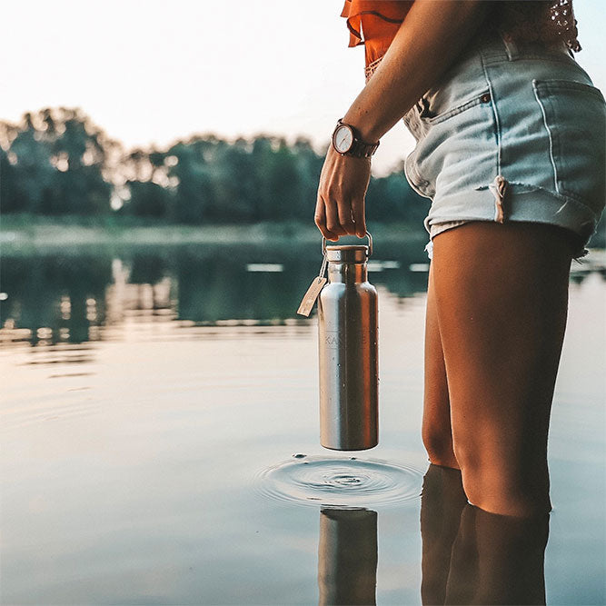 Isolierflasche aus Edelstahl für langanhaltend heiße und kalte Getränke