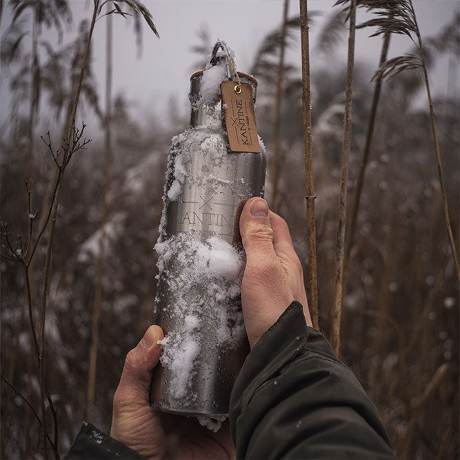 Isolierflasche aus Edelstahl für langanhaltend heiße und kalte Getränke