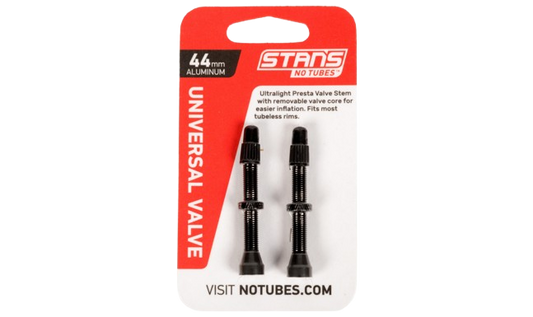 Universelle Aluminium Tubelessventile 44 mm Paar