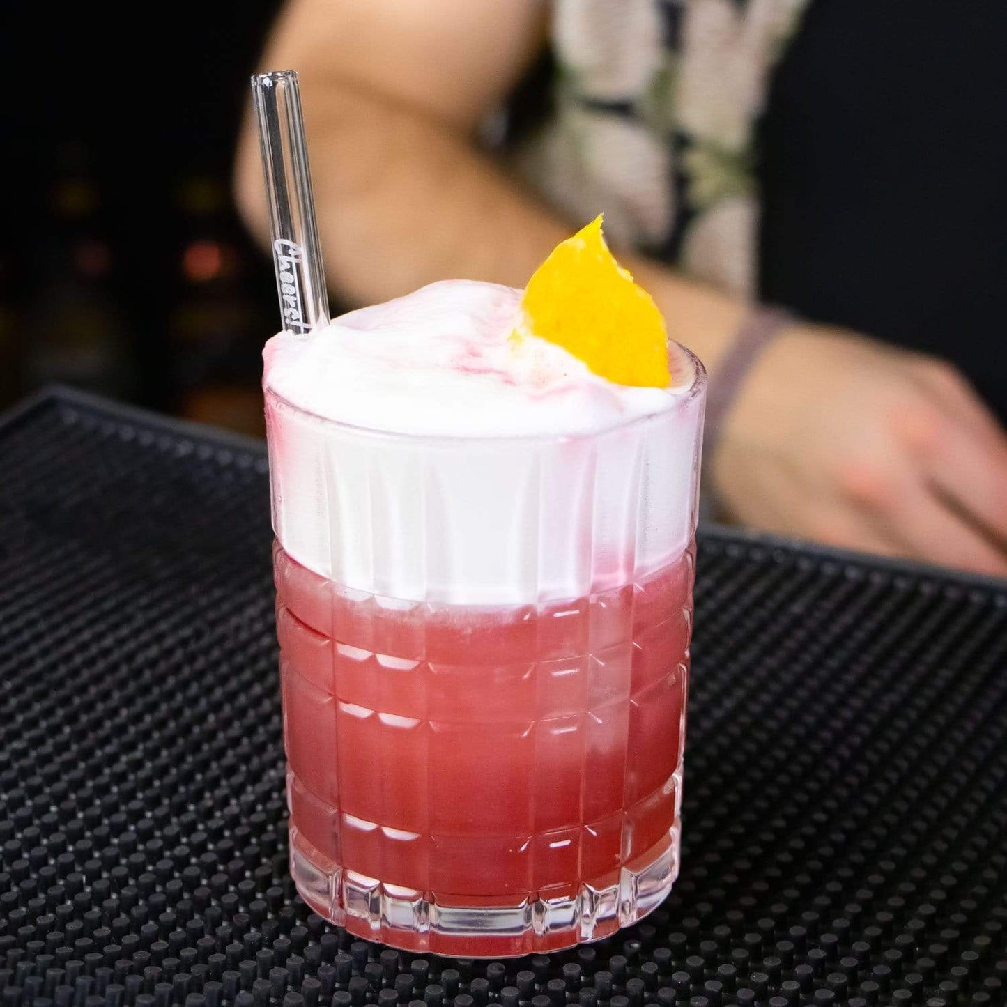 International Anstoßen Edition 20cm Glastrinkhalme „Prost“ in 6 verschiedenen Sprachen