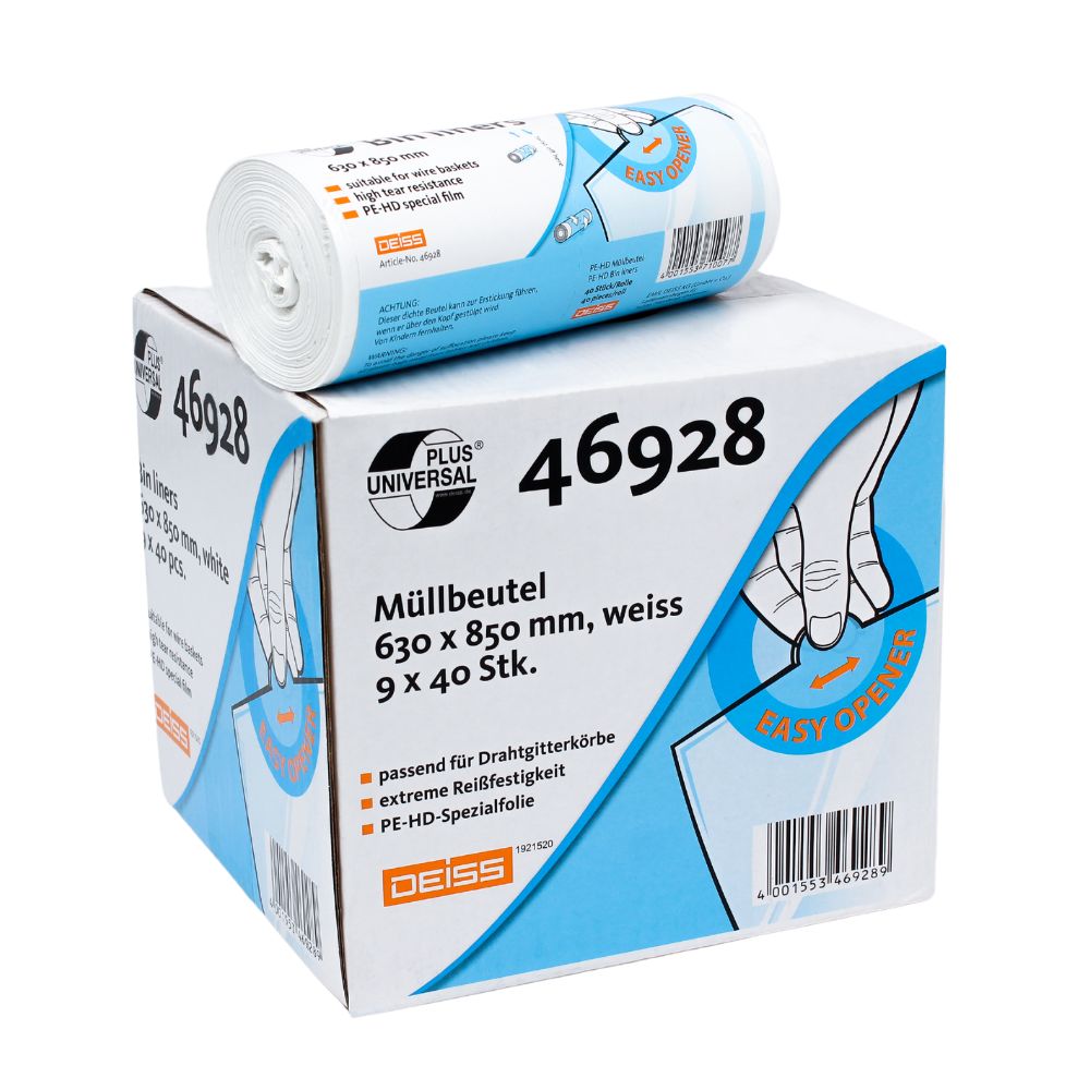 DEISS Universal Plus® Müllsack 80 Liter, 46928