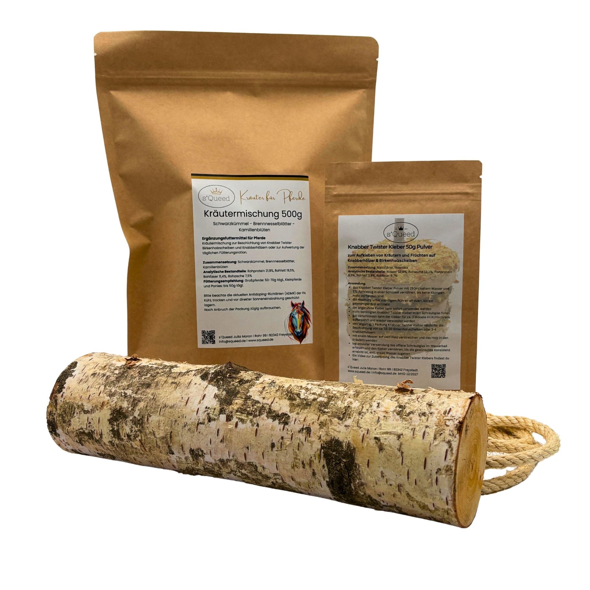 DIY Set Birkenholz zum Knabbern