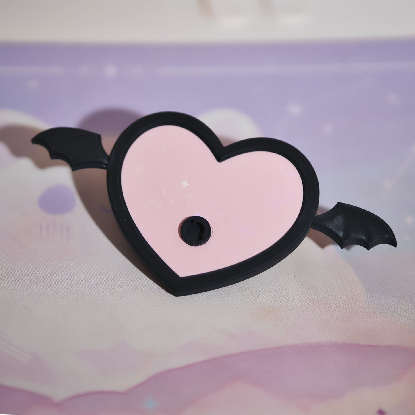 Individuell gestaltbares Herz Accessoire für Kopfhörerständer