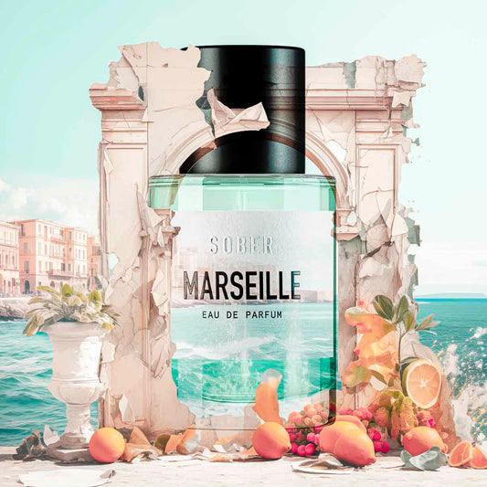 MARSEILLE Eau de Parfum 50ml Unisex frischer Duft mit Zitrone und Mango-sober