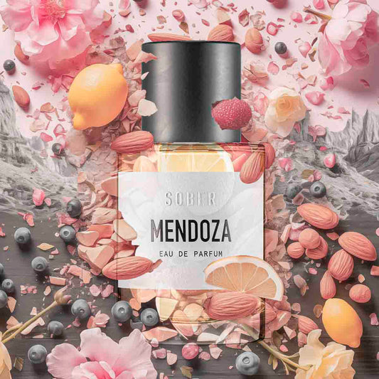 MENDOZA Eau de Parfum Unisex 50ml Orientalischer Duft mit Kirsche und Schwarzem Tee-sober