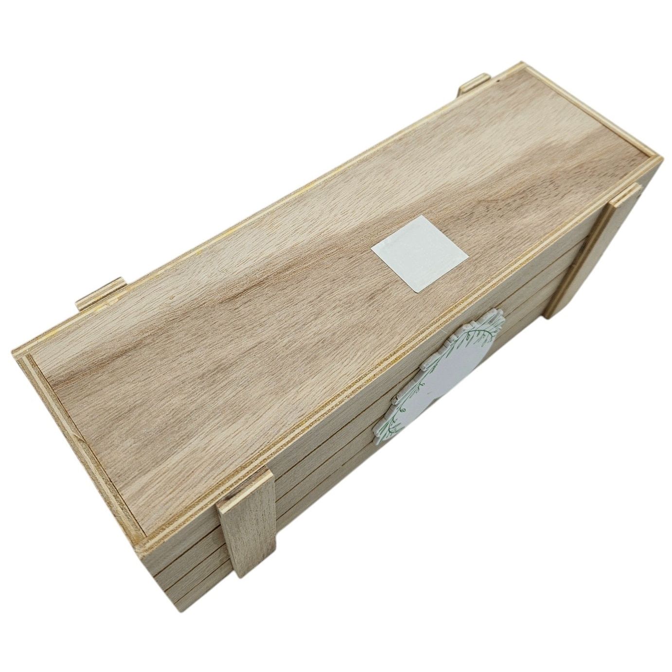 Aufbewahrungsbox Kiste Holz braun eckig Herz Küche Aufbewahrung Dekokiste Natur