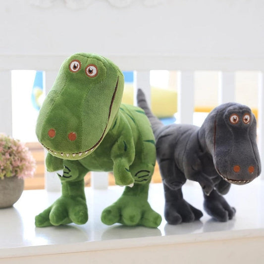 Dinosaurier T Rex Kuscheltier 40 cm schwarzes Plüschtier-Tinisu
