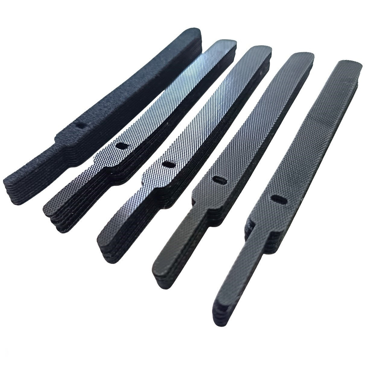 50x Klett Kabelbinder Klettband Schlaufenband 15 cm Schwarz-DREIKS