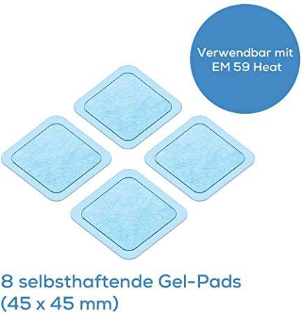 Ersatz-Gelpads für TENS & EMS – kompatibel mit Beurer EM 59 Heat