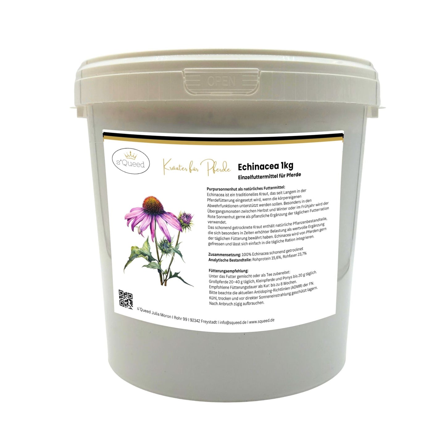 1kg Echinacea natürlicher Immun Booster für Pferde