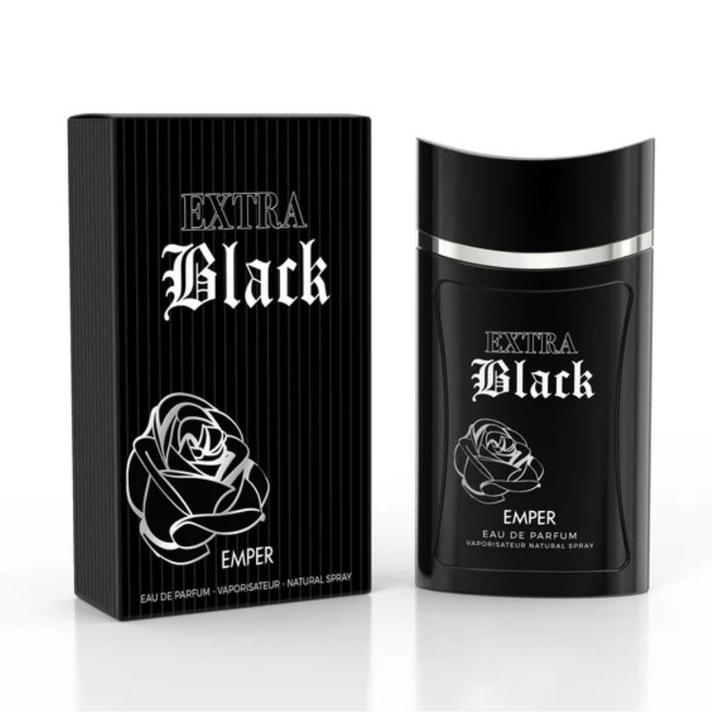 Emper Extra Black Eau de Parfum 85 ml Unisex Duft mit rauchigen Noten-BEAUTY PLATZ