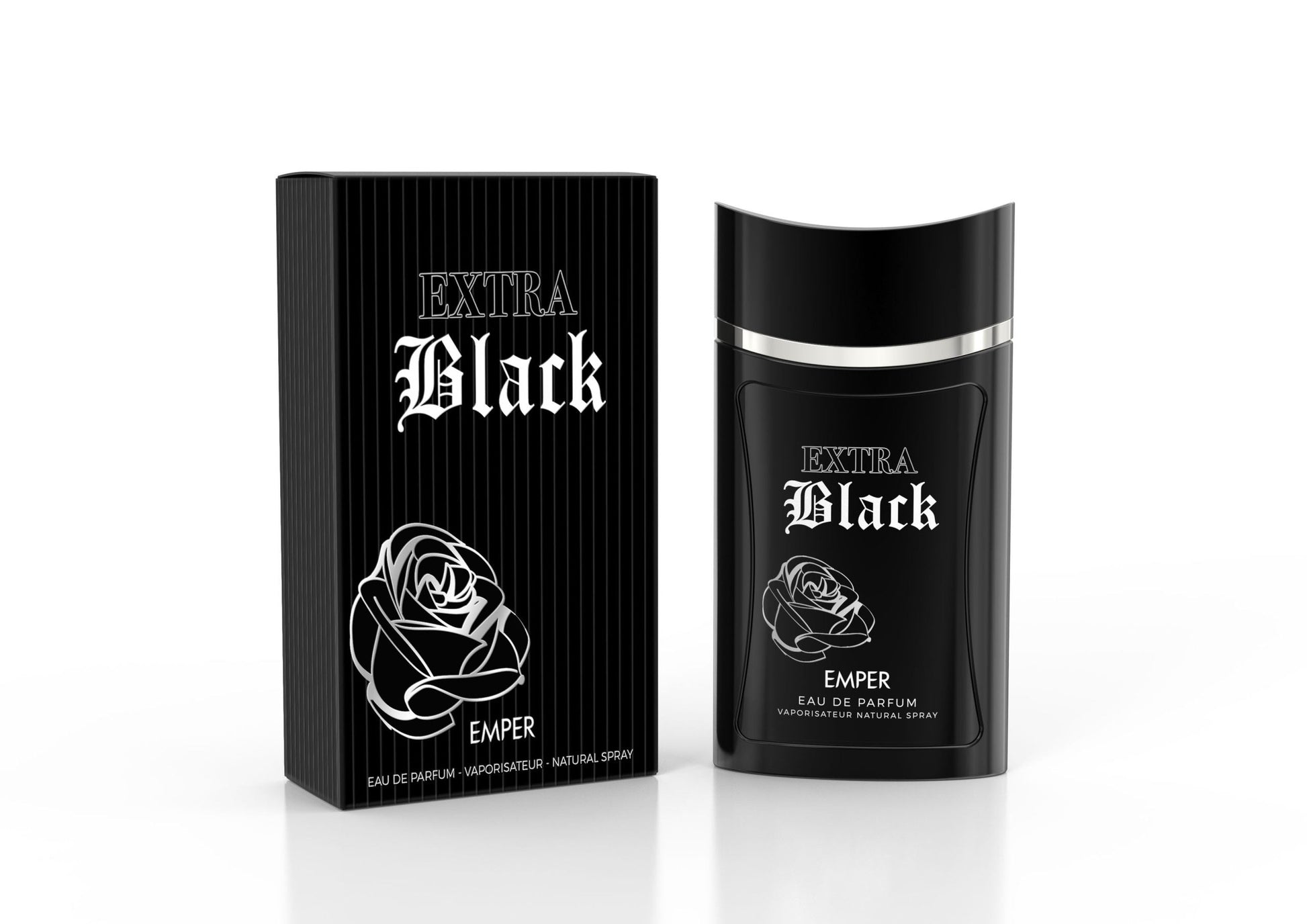Emper Extra Black Eau de Parfum 85 ml Unisex Duft mit rauchigen Noten-BEAUTY PLATZ